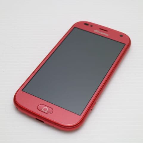 らくらくスマートフォン F-42A ピンク docomo 中古 スマホ 白ロム 富士通【新品同様】保証付き 赤ロム保証