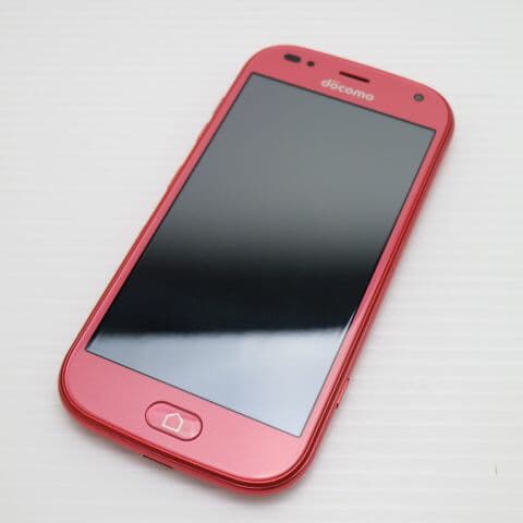 らくらくスマートフォン F-42A ピンク docomo 中古 スマホ 白ロム 富士通【超美品】保証付き 赤ロム保証