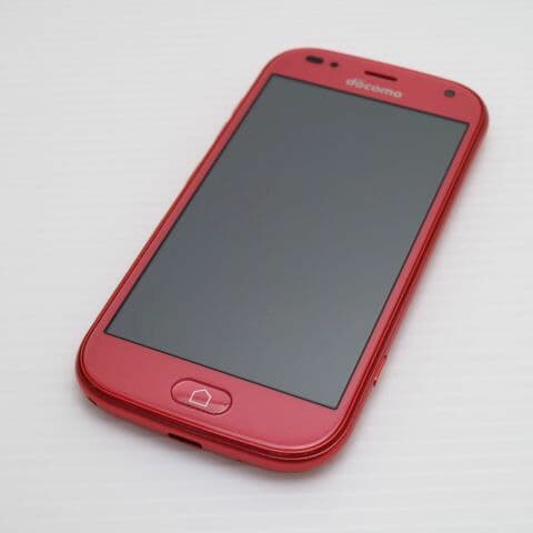 らくらくスマートフォン F-42A ピンク docomo 中古 スマホ 白ロム 富士通【新品同様】保証付き 赤ロム保証