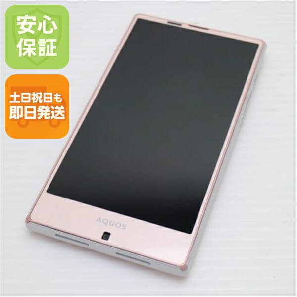 AQUOS SERIE SHV32 ピンク au 中古 スマホ SHARP 白ロム【超美品】保証付き 赤ロム保証