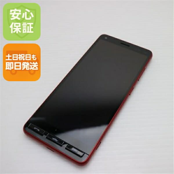 かんたんスマホ2 A001KC レッド Y!mobile 中古 スマホ 白ロム【新品同様】保証付き 赤ロム保証
