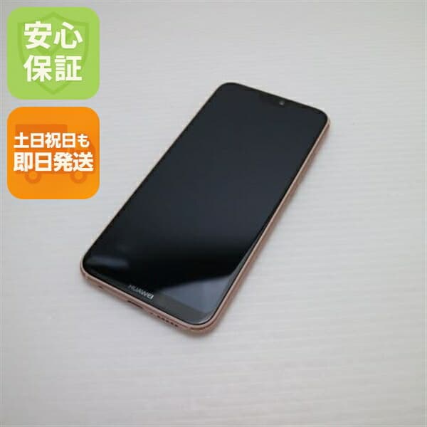 HUAWEI P20 lite ピンク SIMフリー 中古 スマホ スマホ 白ロム HUAWEI【美品】保証付き 赤ロム保証