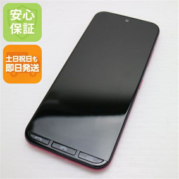 かんたんスマホ3 A205KC マゼンタ Y!mobile 中古 スマホ 京セラ【超美品】保証付き 赤ロム保証