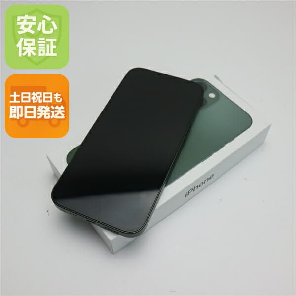 iPhone 13 128GB グリーン SIMフリー 中古 スマホ 白ロム【新品未使用】保証付き 赤ロム保証