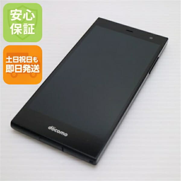 arrows Fit F-01H ブラック kuro docomo 中古 スマホ 富士通 白ロム【美品】保証付き 赤ロム保証