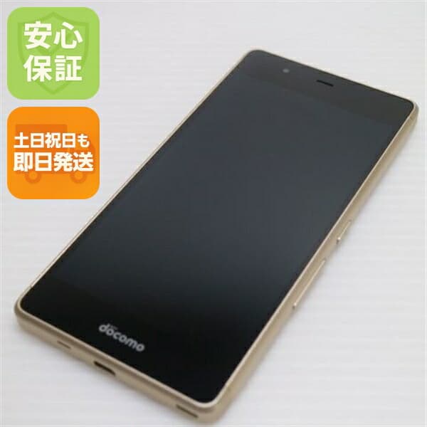 arrows SV F-03H ゴールド docomo 中古 スマホ 富士通 白ロム【超美品】保証付き 赤ロム保証