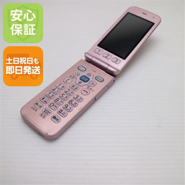 F-01M ピンク docomo 中古 ガラケー 白ロム【超美品】保証付き 赤ロム保証