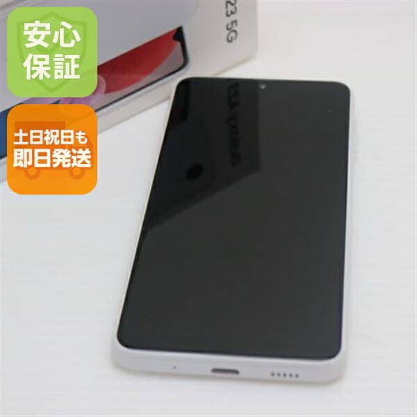 Galaxy A23 5G ホワイト SIMフリー 中古 スマホ【新品同様】保証付き 赤ロム保証